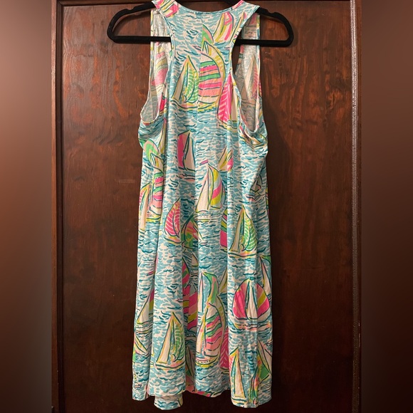 Lilly Pulitzer Tank Dress | “You Gotta Regatta” Print | Size Large - Picture 2 of 6